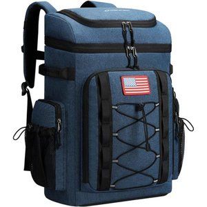 Maelstrom Cooler Backpack,50 Can Insulated Backpack, Portable Leakproof Bag